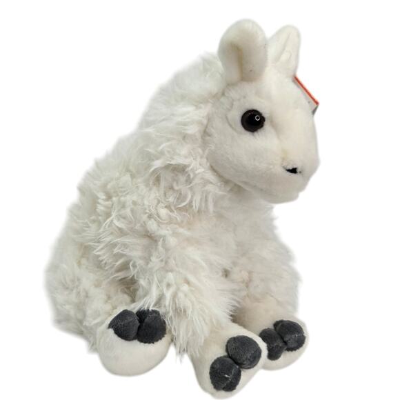 Wild Republic White Llama Sitting Zoo Realistic Stuffed Animal Plush Toy 12" - Picture 1 of 8